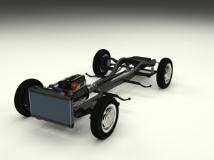 full w interior mercedes 190sl 3D Model