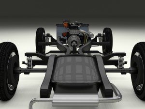 full w interior mercedes 190sl 3D Model