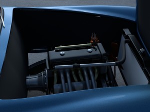full w interior mercedes 190sl 3D Model