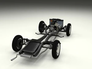 full w interior mercedes 190sl hard top 3D Model