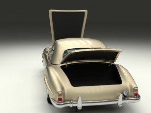 full w interior mercedes 190sl hard top Modelo 3D