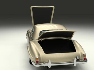 full w interior mercedes 190sl hard top 3D Model