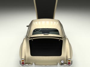 full w interior mercedes 190sl hard top Modelo 3D
