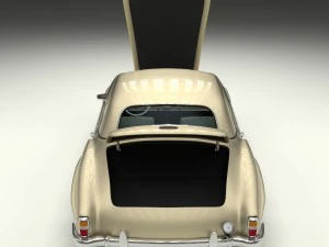 full w interior mercedes 190sl hard top 3D Model