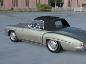 full w interior mercedes 190sl soft top Modelo 3D