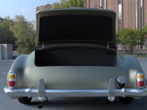 full w interior mercedes 190sl soft top Modelo 3D