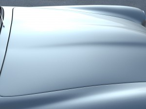 mercedes 190sl with interior 3D Model