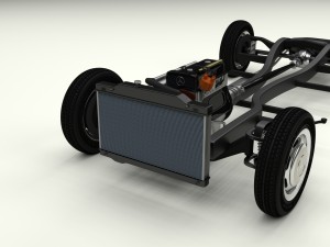 mercedes benz 190sl full chassis 3D Model