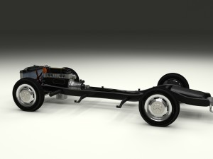 mercedes benz 190sl full chassis 3D Model
