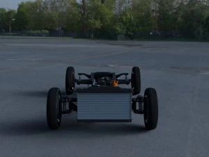 chassis completo mercedes benz 190sl Modelo 3D