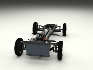 mercedes benz 190sl full chassis 3D Model