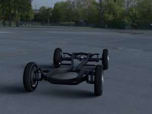 mercedes benz 190sl chassis 3D मॉडल