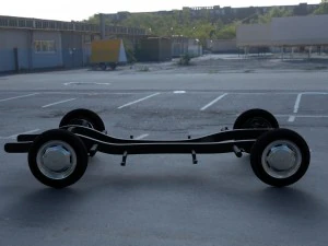 mercedes benz 190sl chassis 3D Model