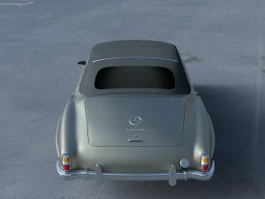 mercedes 190sl soft top 3D Model