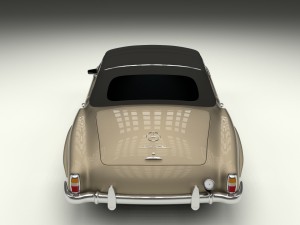 mercedes 190sl soft top Modello 3D