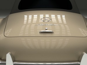 mercedes 190sl soft top Modello 3D