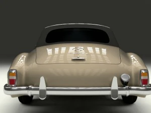 mercedes 190sl soft top 3D Model