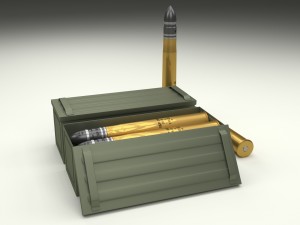 soviet 85mm shell Modello 3D