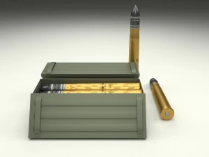 soviet 85mm shell 3D Model