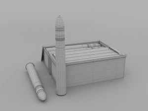 soviet 85mm shell 3D Model