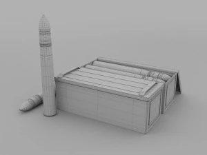 soviet 85mm shell 3D Model