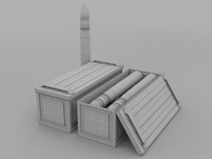 soviet 85mm shell 3D Model