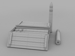 soviet 85mm shell Modello 3D
