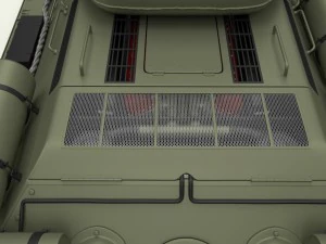 t-34-85 interior-engine bay full 3D Model