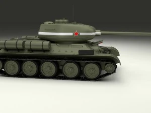 t-34-85 interior-engine bay full 3D Model