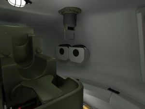t-34-85 interior-engine bay full 3D Model