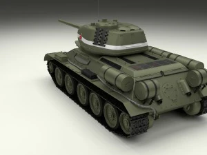 t-34-85 interior-engine bay full 3D Model