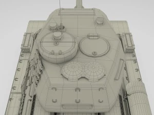 t-34-85 interior-engine bay full 3D Model