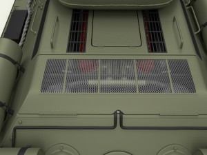 t-34-85 interior-engine bay full hdri Model 3D