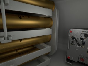 t-34-85 interior-engine bay full hdri Model 3D