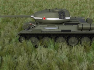 t-34-85 interior-engine bay full hdri Model 3D