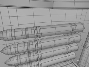 t-34-85 interior-engine bay full hdri Model 3D