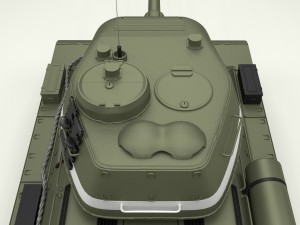 t-34-85 with interior 3D मॉडल
