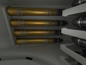 T-34-85 con interni Modello 3D