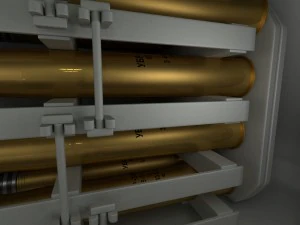 T-34-85 con interni Modello 3D