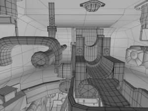 T-34-85 con interni Modello 3D