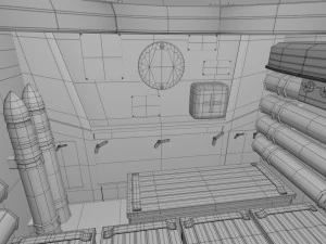 T-34-85 con interni Modello 3D