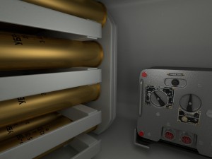 t-34-85 interior-engine bay full winter camo Modello 3D