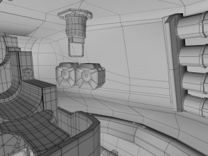 t-34-85 interior-engine bay full winter camo Modello 3D