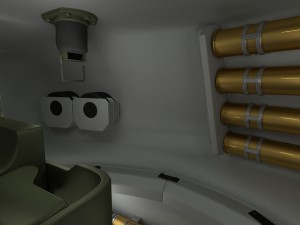 t-34-85 interior-engine bay full camo Modelo 3D