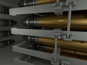 t-34-85 interior-engine bay full camo Modelo 3D