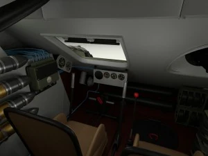 t-34-85 interior-engine bay full camo 3D Model