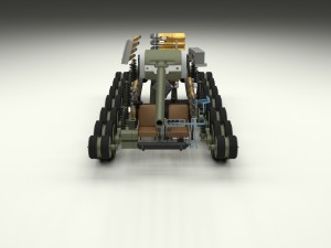 t-34-85 interior-engine bay full camo Modelo 3D