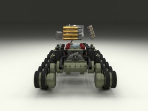 t-34-85 interior-engine bay full camo Modelo 3D