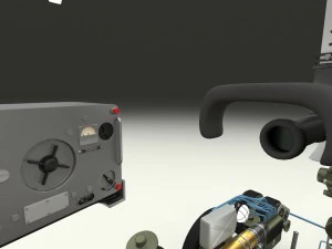 t-34-85 interior-engine bay full camo 3D Model