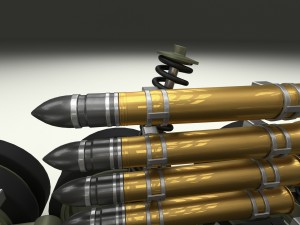 t-34-85 interior-engine bay full camo Modelo 3D